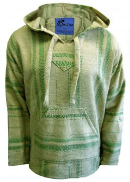 No Bad Days Baja Hoodie - Grass Green Diamond